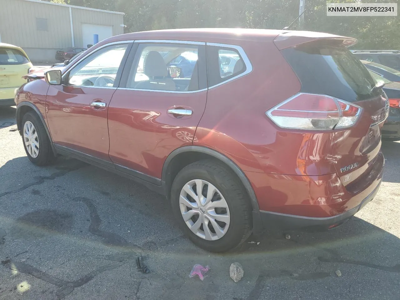 2015 Nissan Rogue S VIN: KNMAT2MV8FP522341 Lot: 70312944