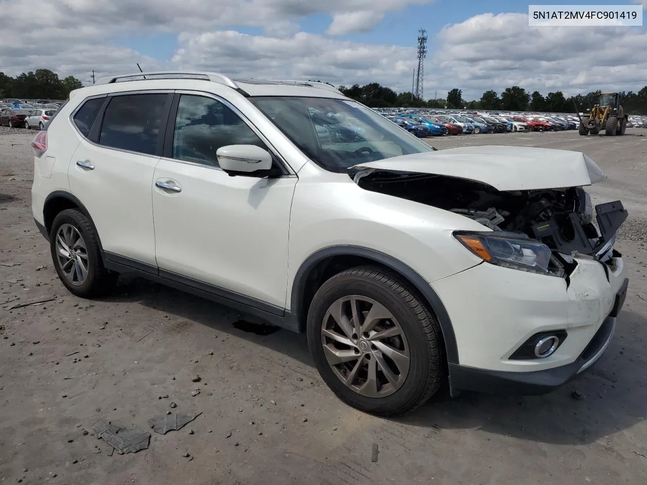 2015 Nissan Rogue S VIN: 5N1AT2MV4FC901419 Lot: 70382784