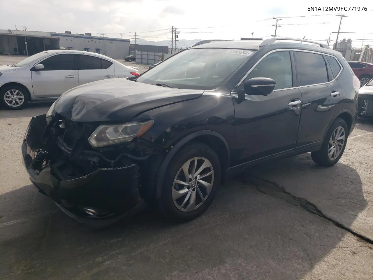 2015 Nissan Rogue S VIN: 5N1AT2MV9FC771976 Lot: 70656294