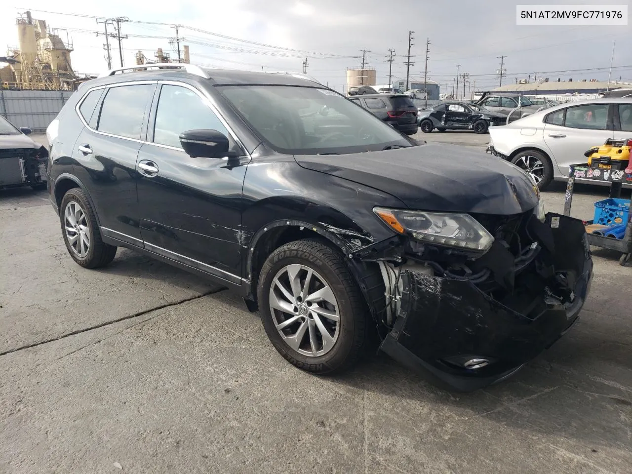 2015 Nissan Rogue S VIN: 5N1AT2MV9FC771976 Lot: 70656294