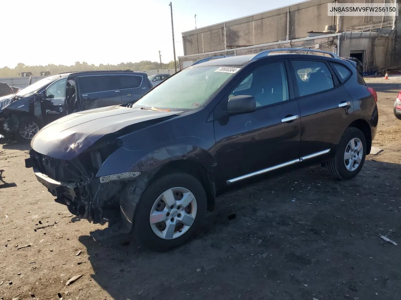 2015 Nissan Rogue Select S VIN: JN8AS5MV9FW256150 Lot: 70800304