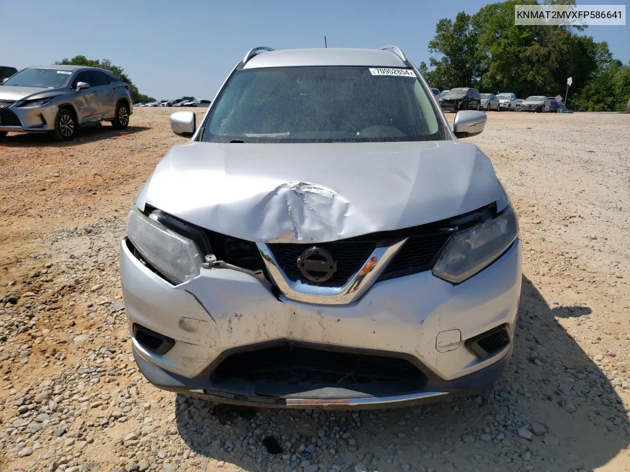 KNMAT2MVXFP586641 2015 Nissan Rogue S