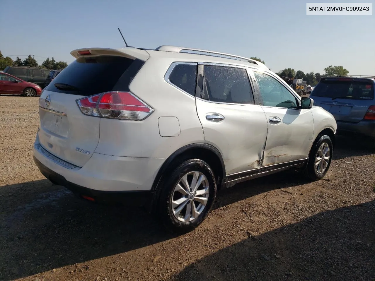 5N1AT2MV0FC909243 2015 Nissan Rogue S