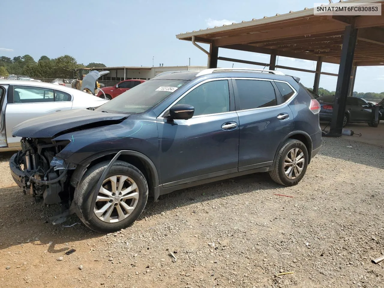 2015 Nissan Rogue S VIN: 5N1AT2MT6FC830853 Lot: 71031354