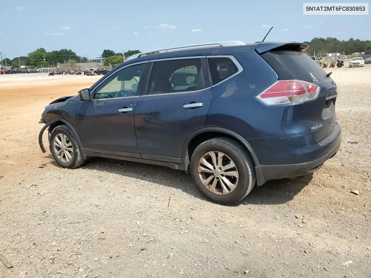 2015 Nissan Rogue S VIN: 5N1AT2MT6FC830853 Lot: 71031354