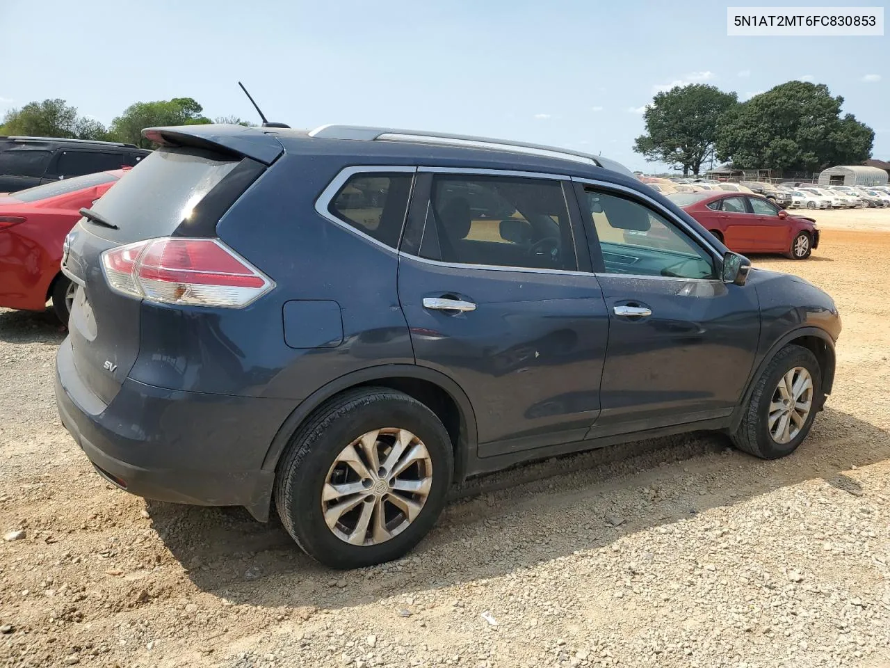 2015 Nissan Rogue S VIN: 5N1AT2MT6FC830853 Lot: 71031354