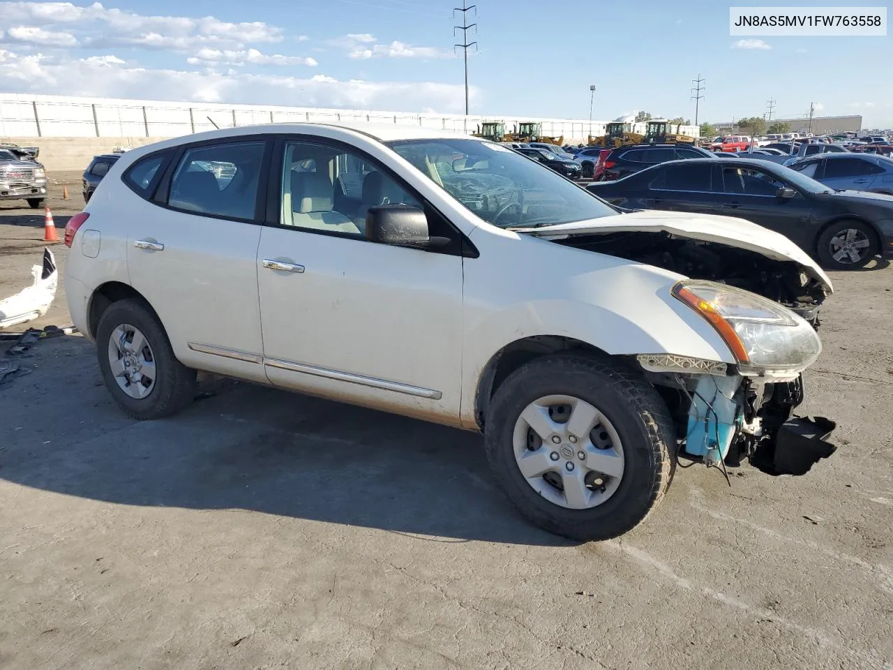 2015 Nissan Rogue Select S VIN: JN8AS5MV1FW763558 Lot: 71061424