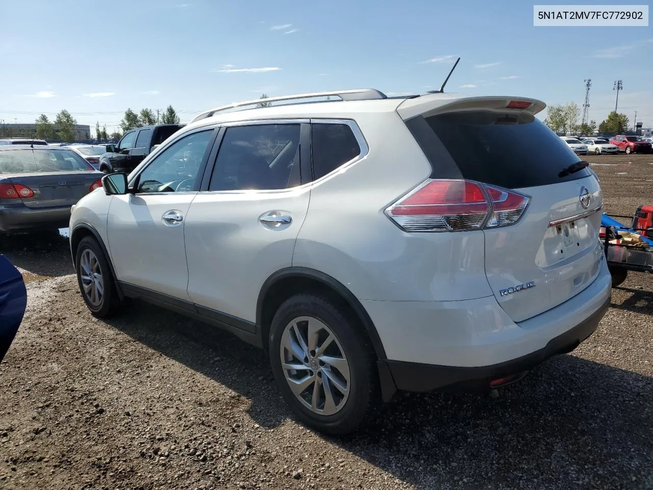 2015 Nissan Rogue S VIN: 5N1AT2MV7FC772902 Lot: 71376874