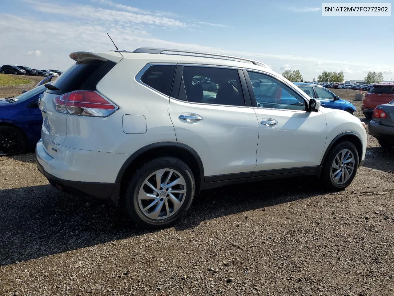 2015 Nissan Rogue S VIN: 5N1AT2MV7FC772902 Lot: 71376874