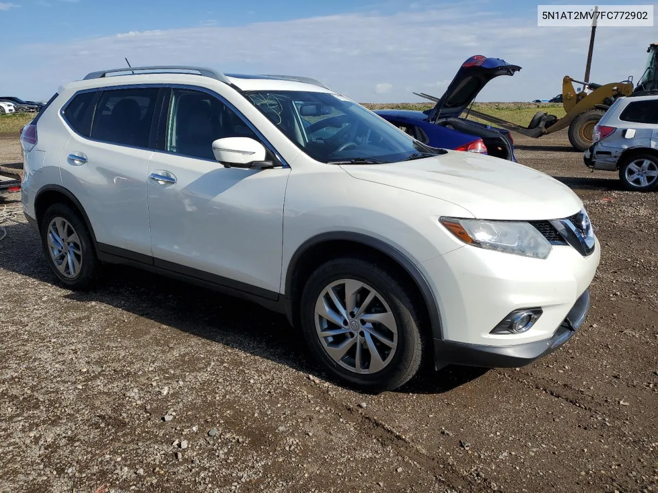 2015 Nissan Rogue S VIN: 5N1AT2MV7FC772902 Lot: 71376874