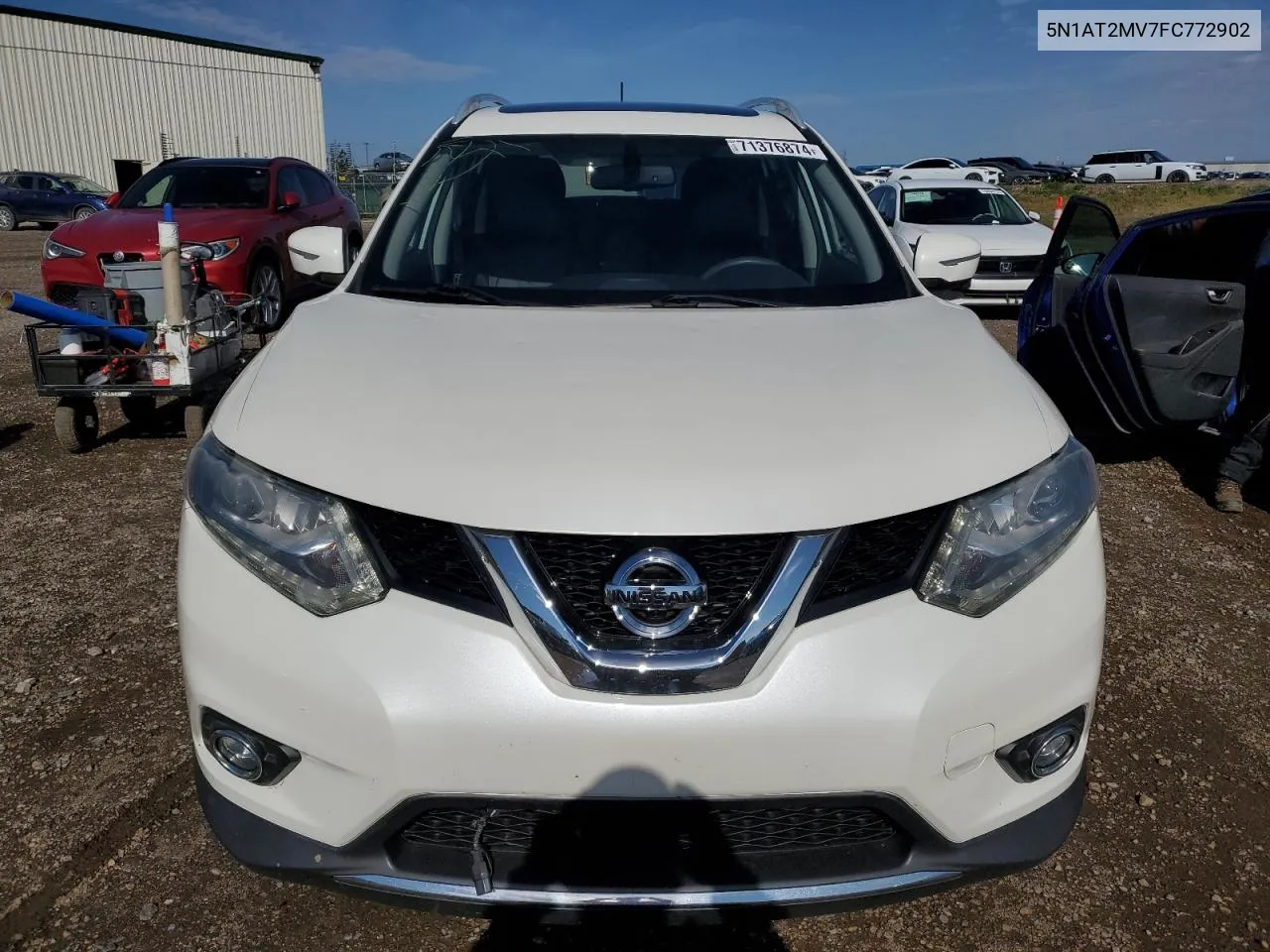 2015 Nissan Rogue S VIN: 5N1AT2MV7FC772902 Lot: 71376874