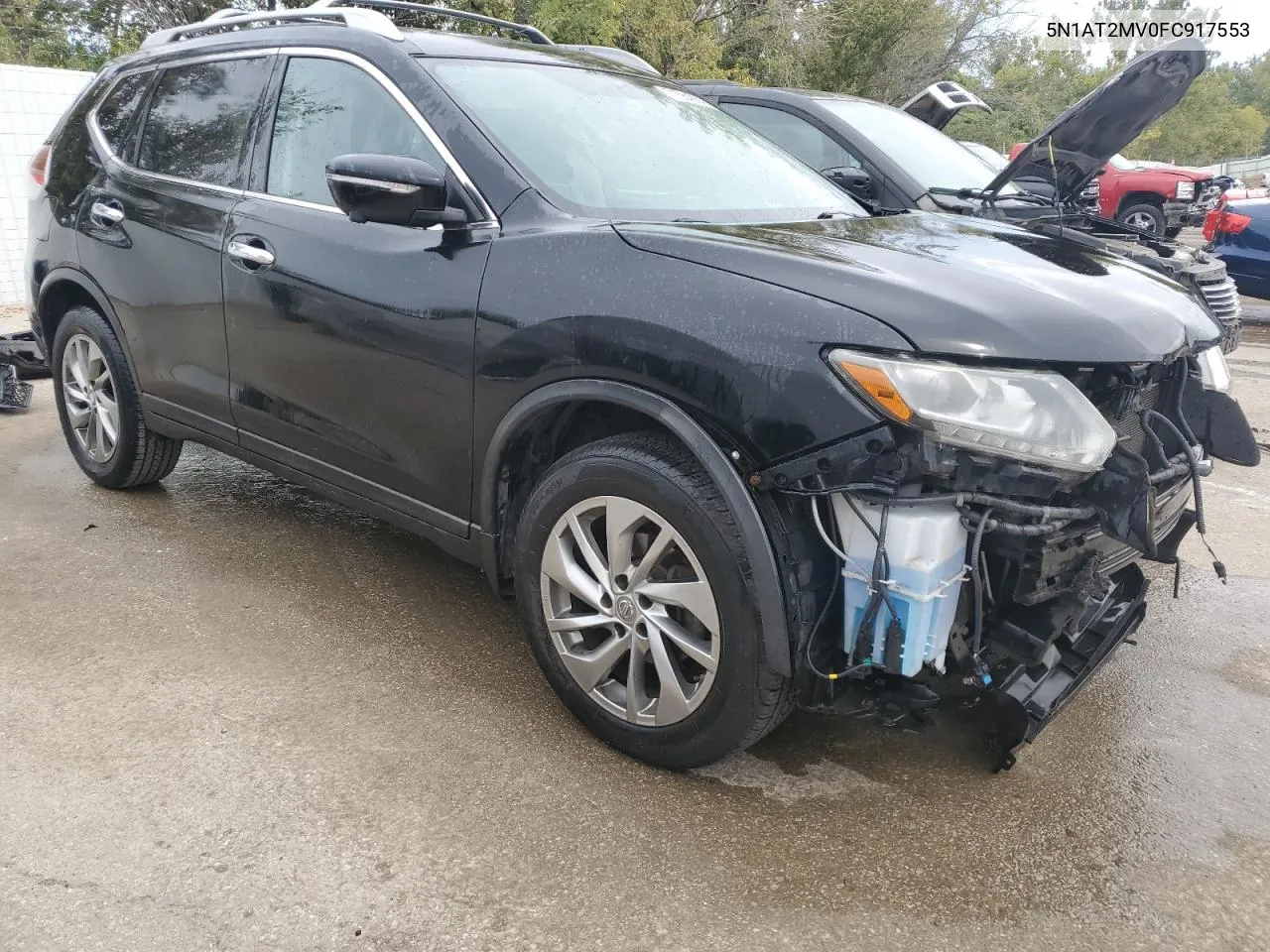 2015 Nissan Rogue S VIN: 5N1AT2MV0FC917553 Lot: 71384264