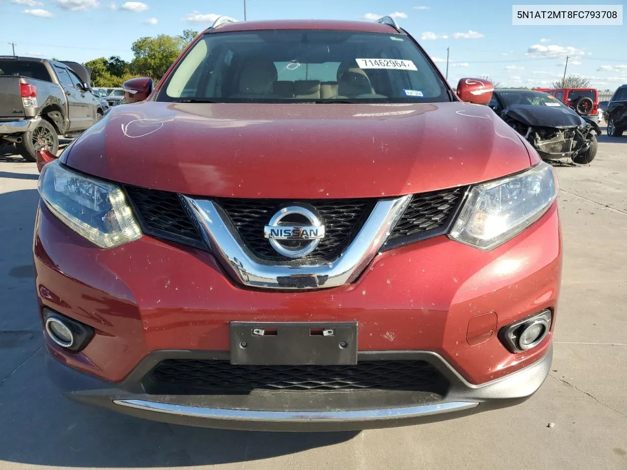 5N1AT2MT8FC793708 2015 Nissan Rogue S