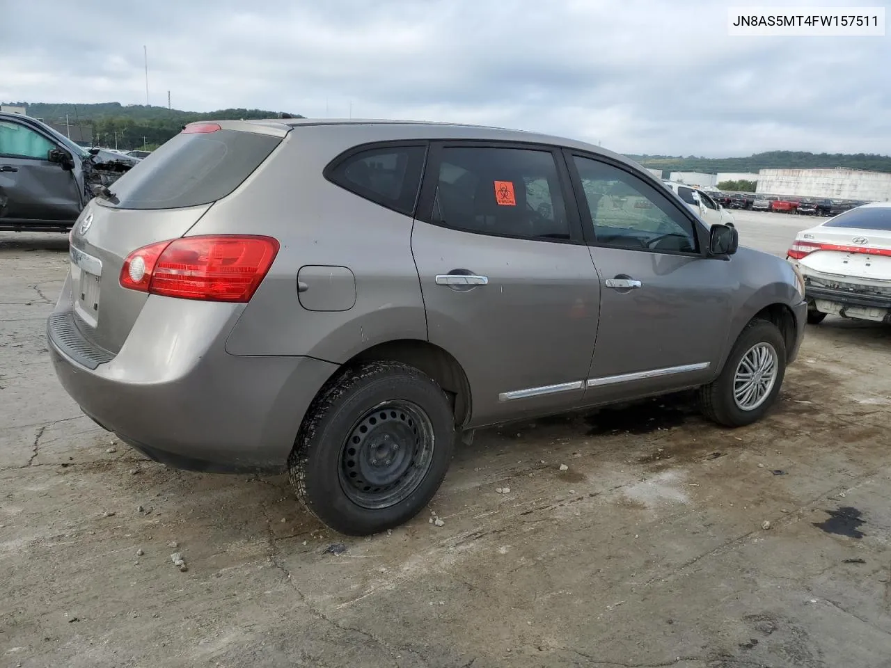 2015 Nissan Rogue Select S VIN: JN8AS5MT4FW157511 Lot: 71475444