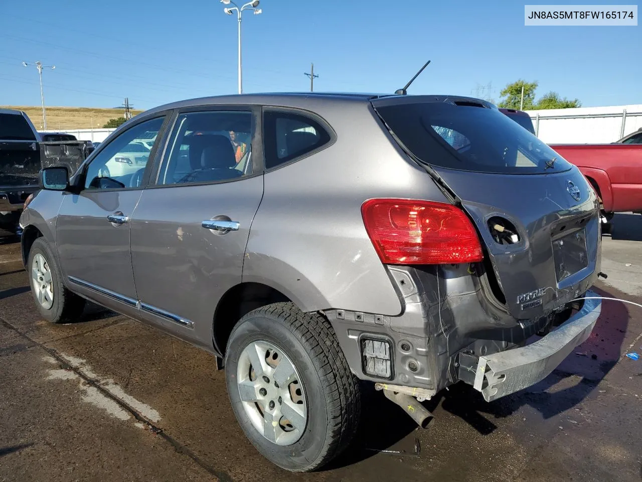 2015 Nissan Rogue Select S VIN: JN8AS5MT8FW165174 Lot: 71601674