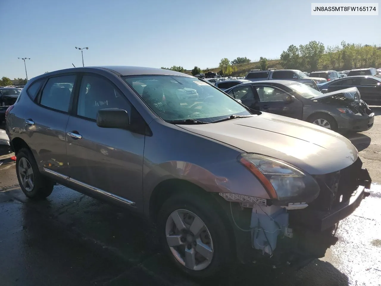 2015 Nissan Rogue Select S VIN: JN8AS5MT8FW165174 Lot: 71601674