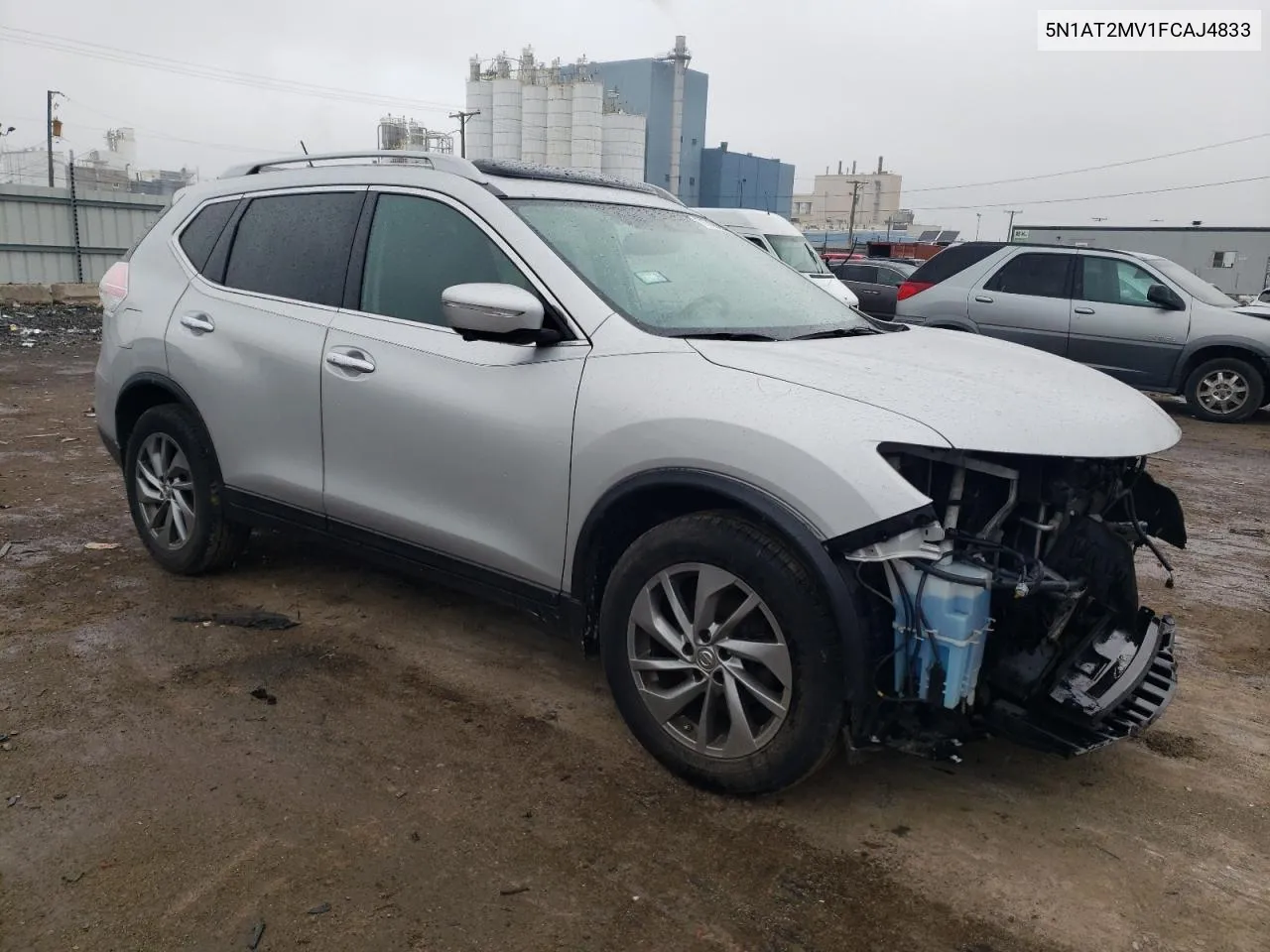 5N1AT2MV1FCAJ4833 2015 Nissan Rogue S