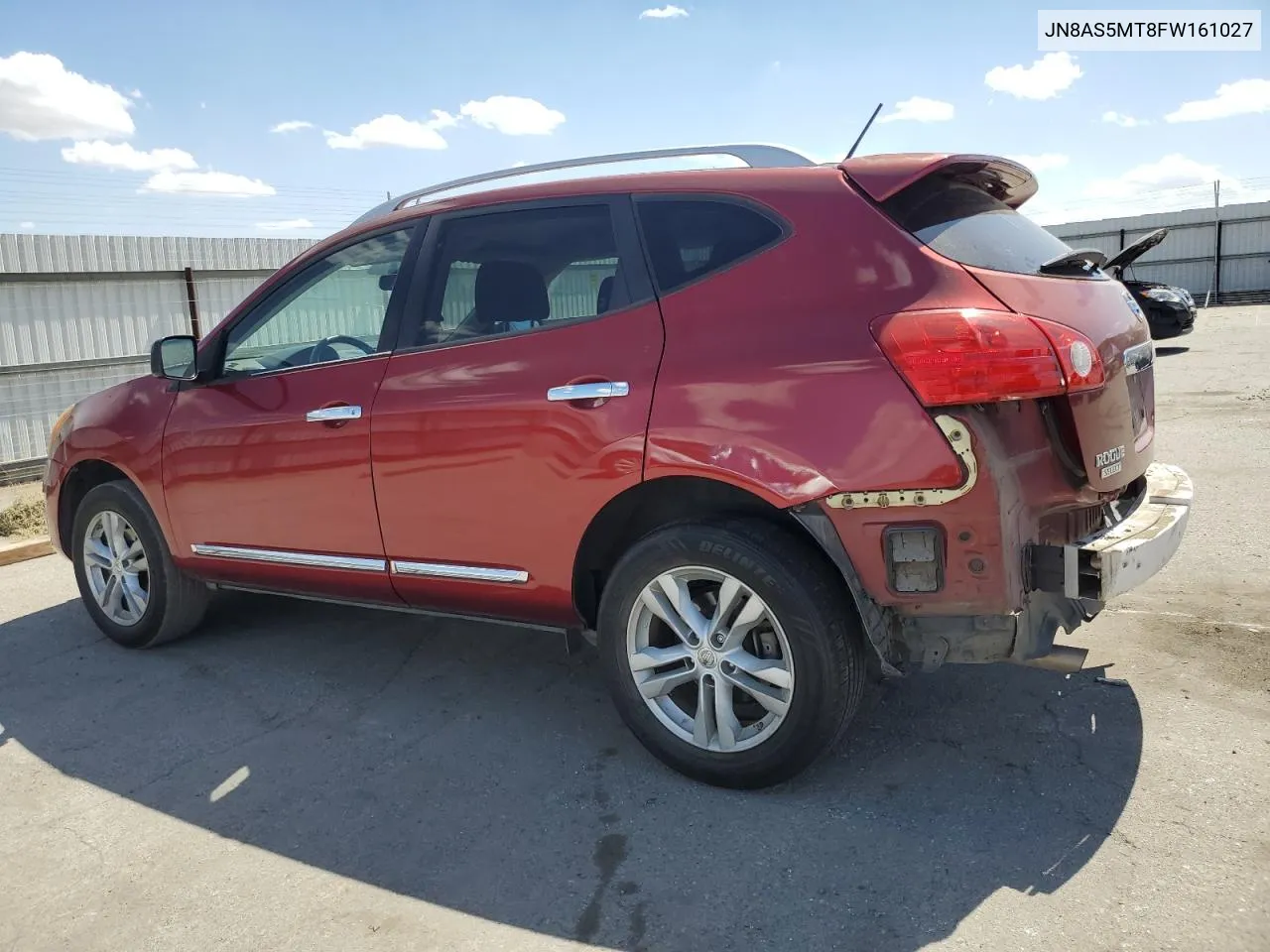 2015 Nissan Rogue Select S VIN: JN8AS5MT8FW161027 Lot: 71722854