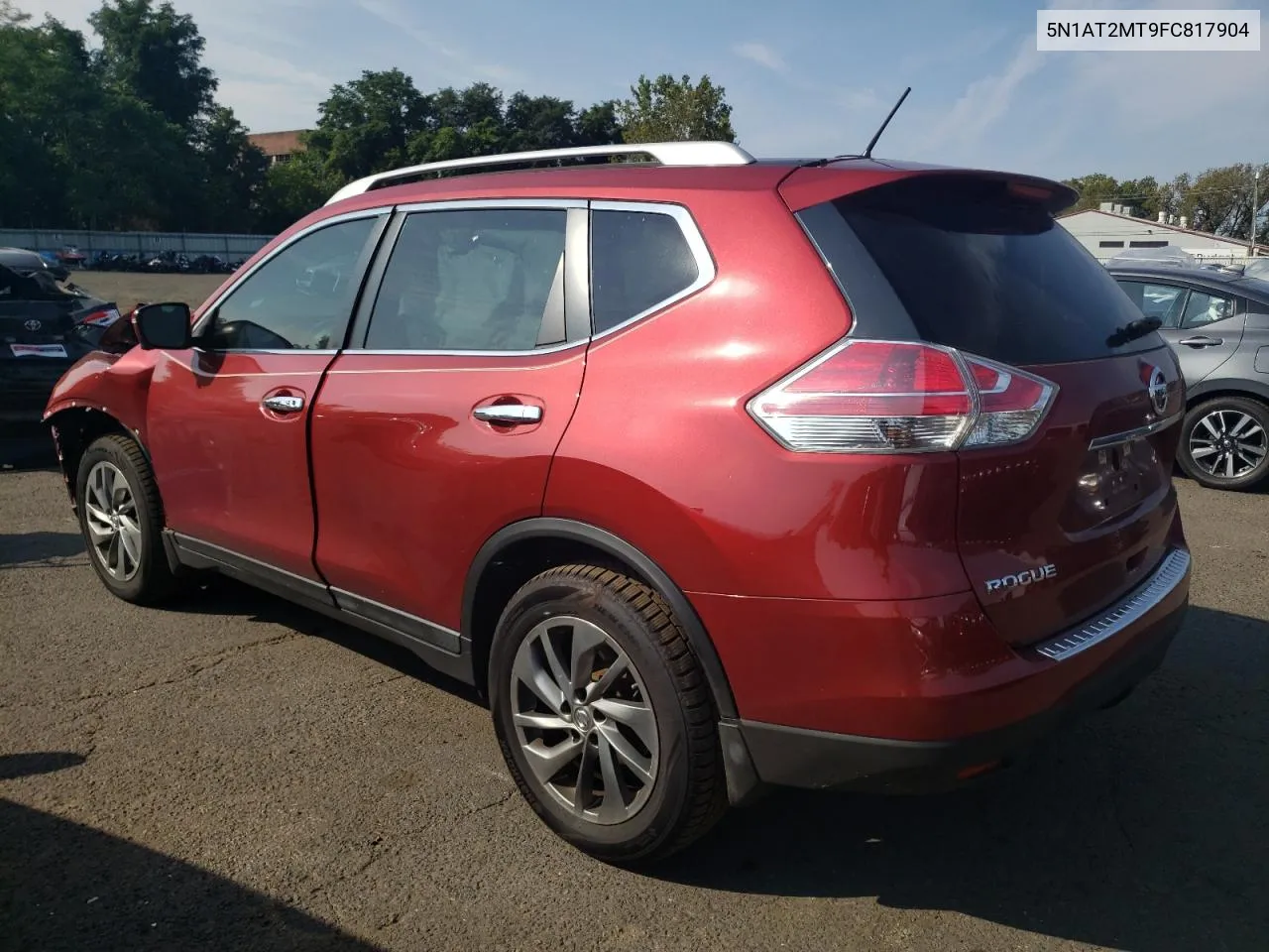 2015 Nissan Rogue S VIN: 5N1AT2MT9FC817904 Lot: 71759334