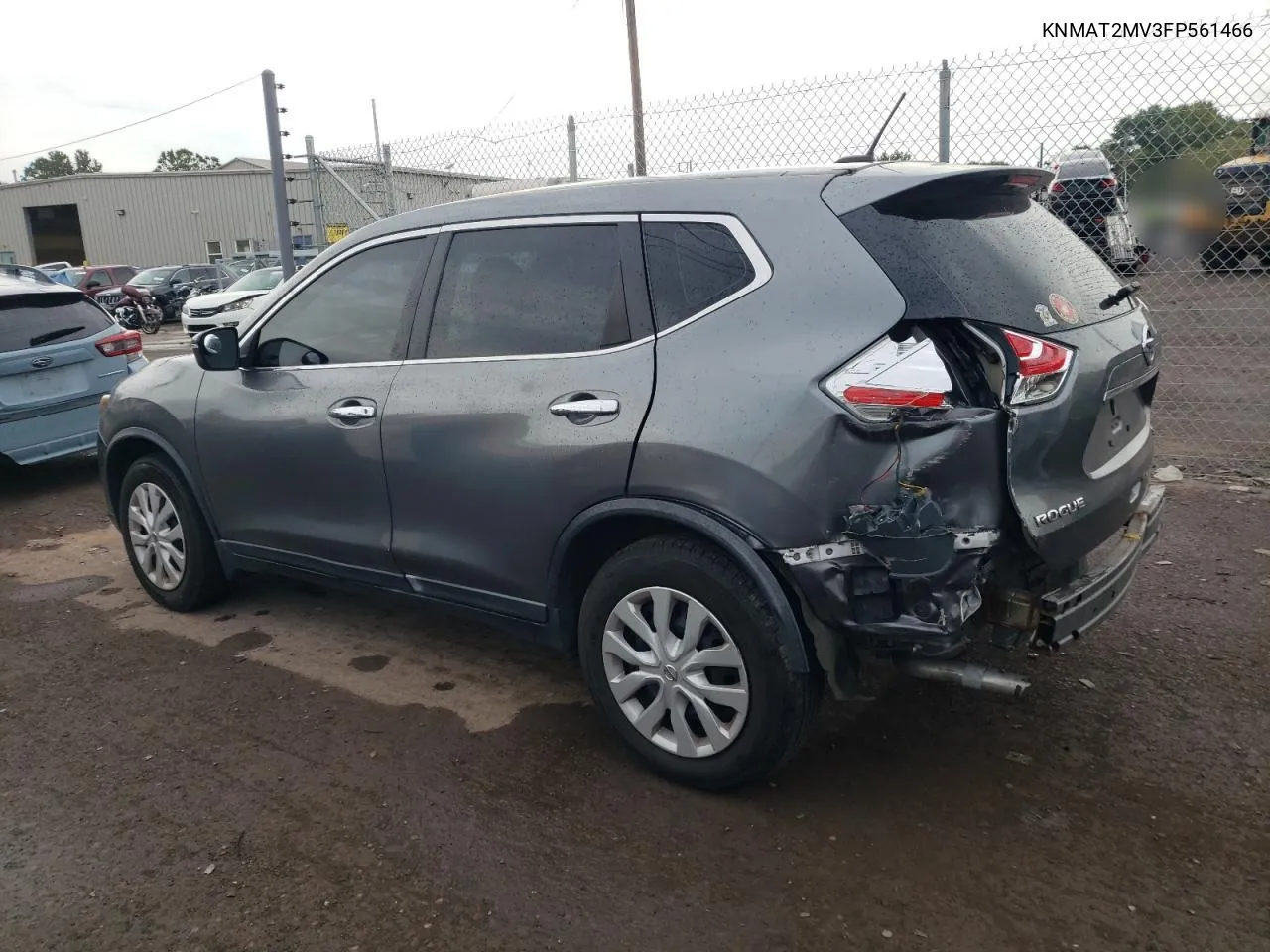 2015 Nissan Rogue S VIN: KNMAT2MV3FP561466 Lot: 71791564