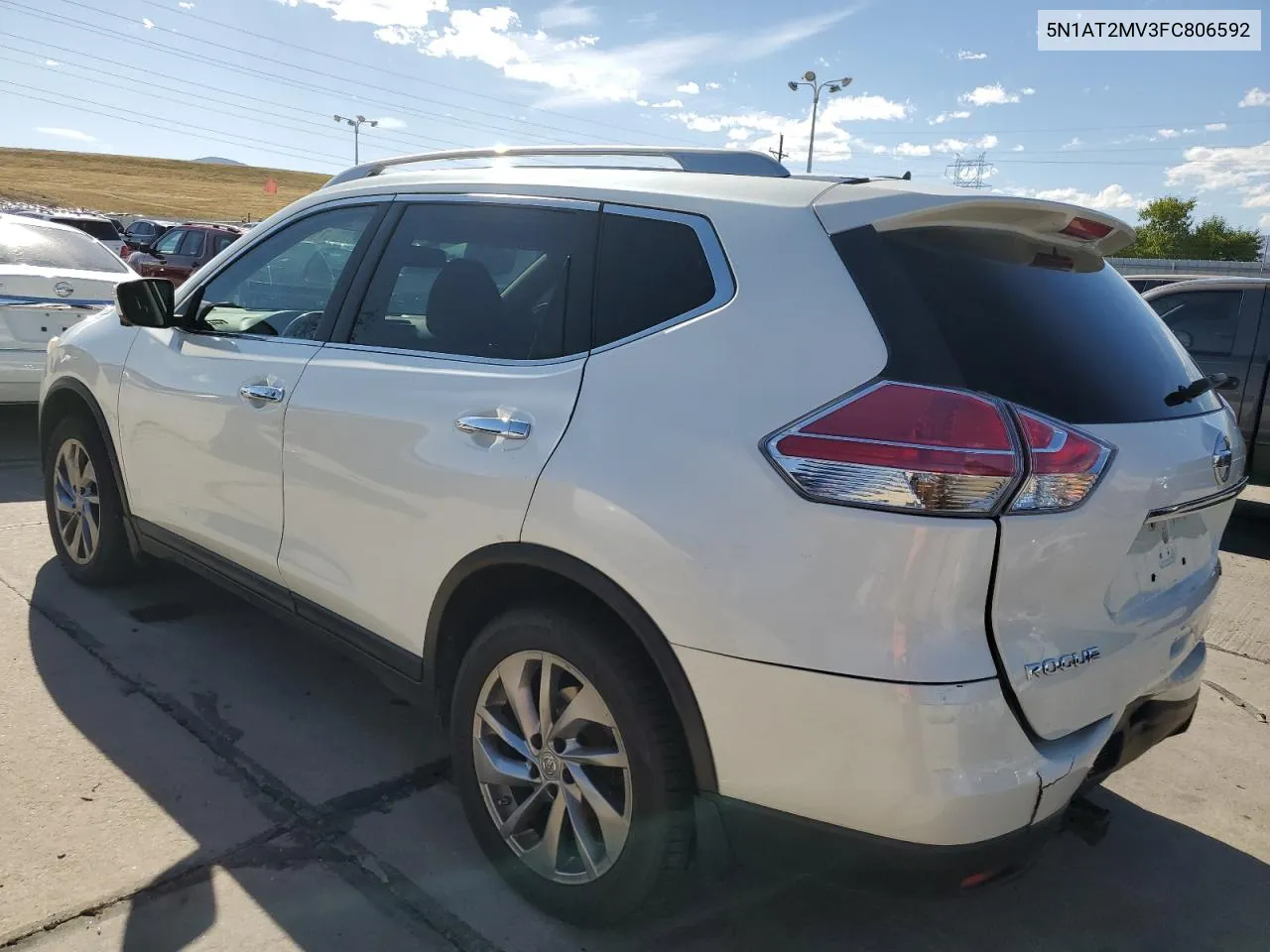 2015 Nissan Rogue S VIN: 5N1AT2MV3FC806592 Lot: 71798254