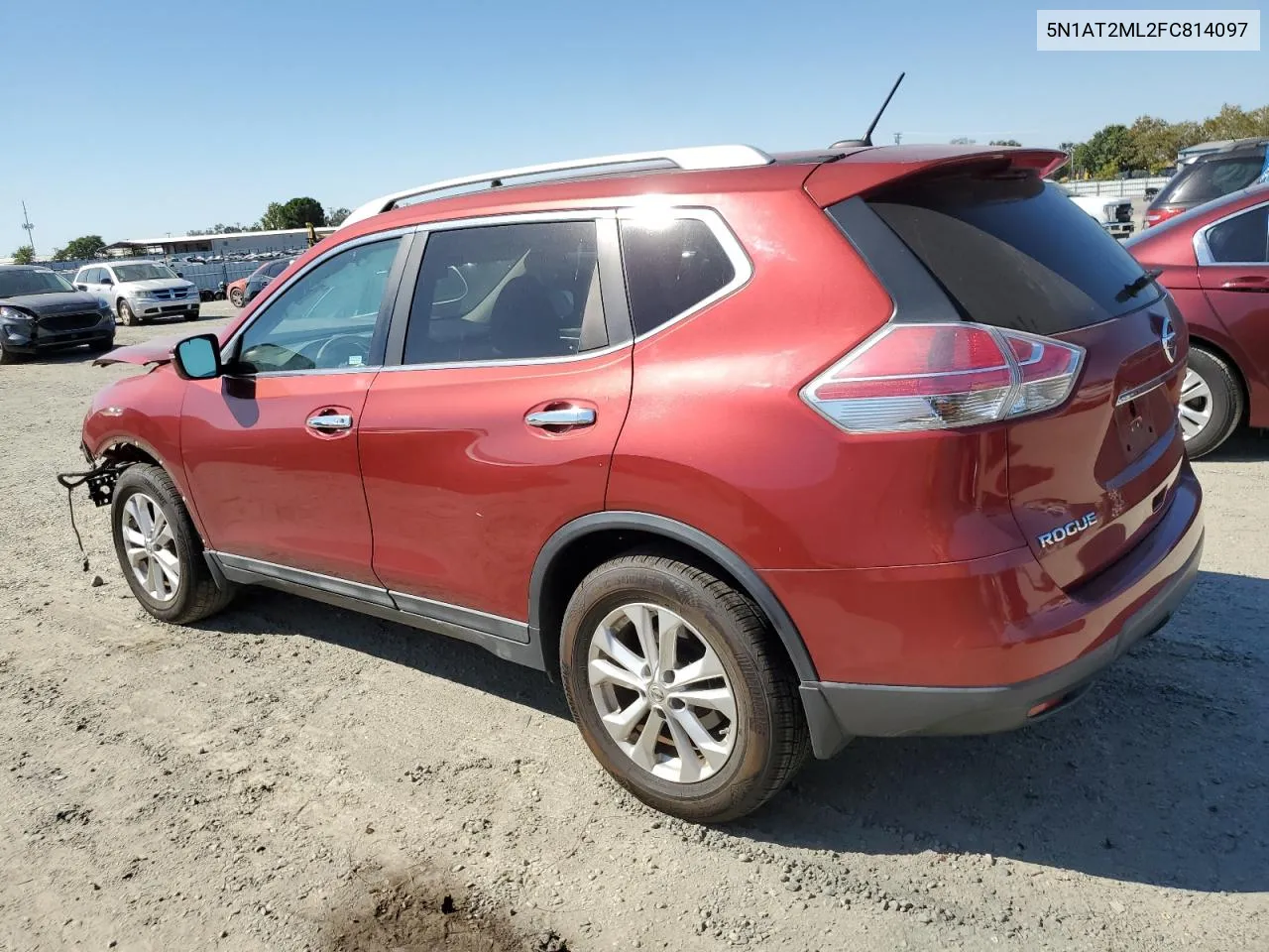 2015 Nissan Rogue S VIN: 5N1AT2ML2FC814097 Lot: 71889484