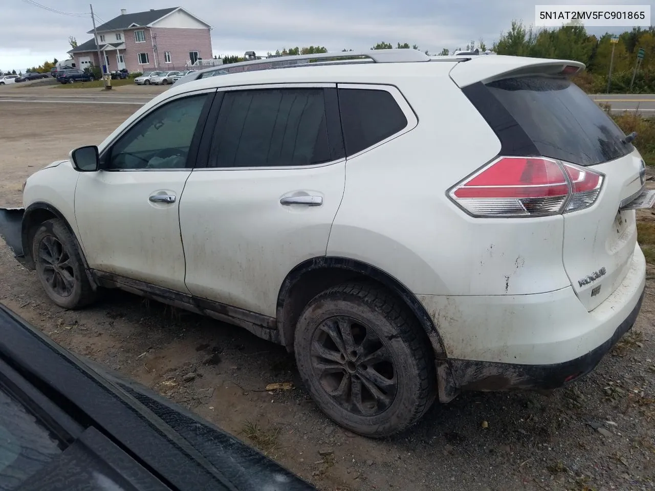 2015 Nissan Rogue S VIN: 5N1AT2MV5FC901865 Lot: 71945144