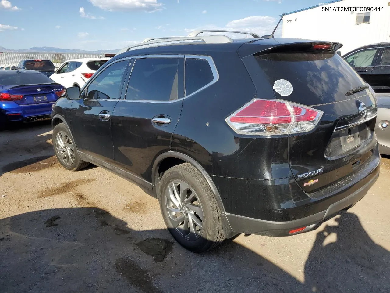 2015 Nissan Rogue S VIN: 5N1AT2MT3FC890444 Lot: 71964324