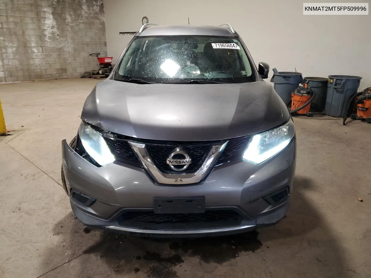 2015 Nissan Rogue S VIN: KNMAT2MT5FP509996 Lot: 71965604