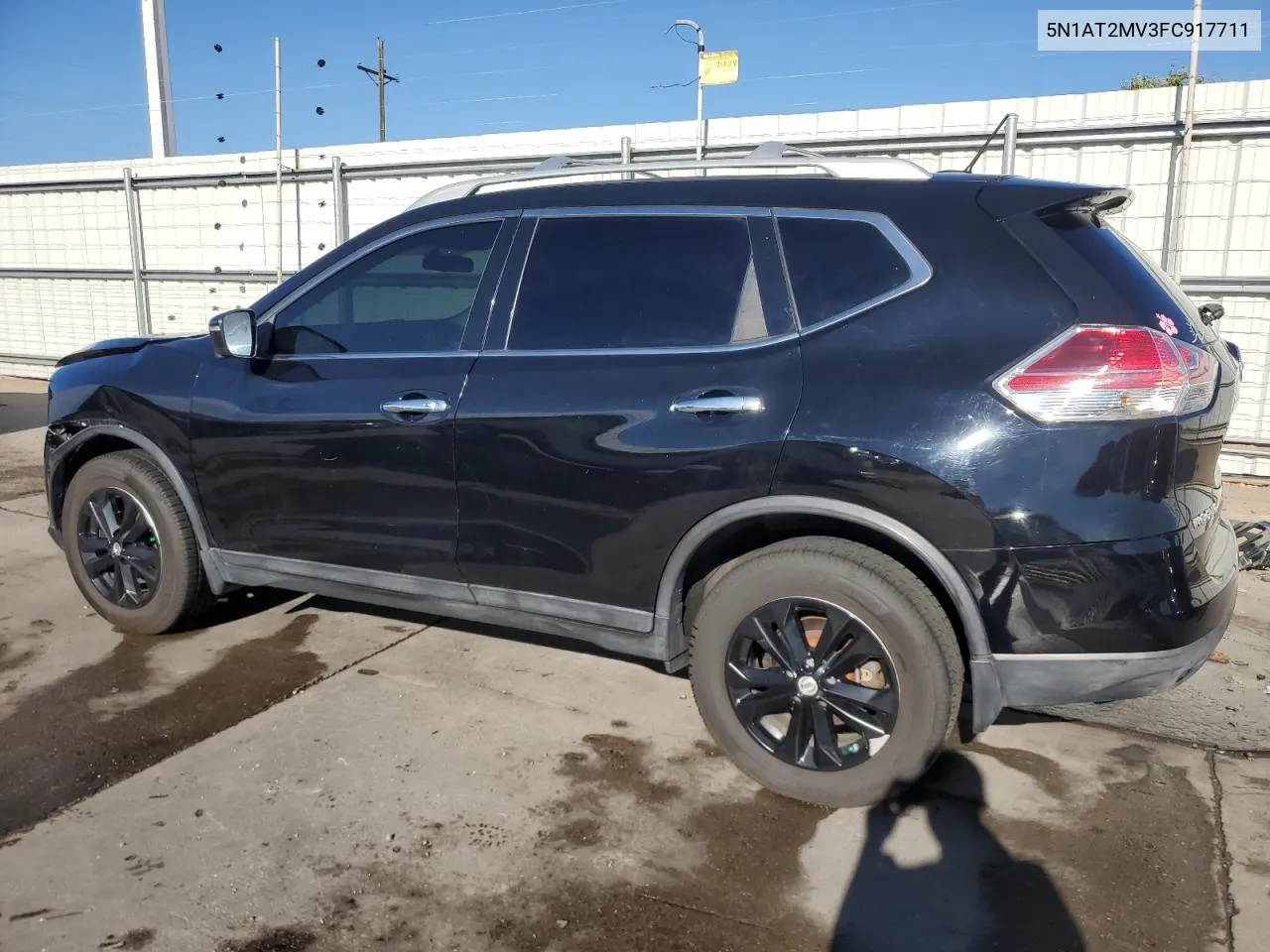 2015 Nissan Rogue S VIN: 5N1AT2MV3FC917711 Lot: 71991464