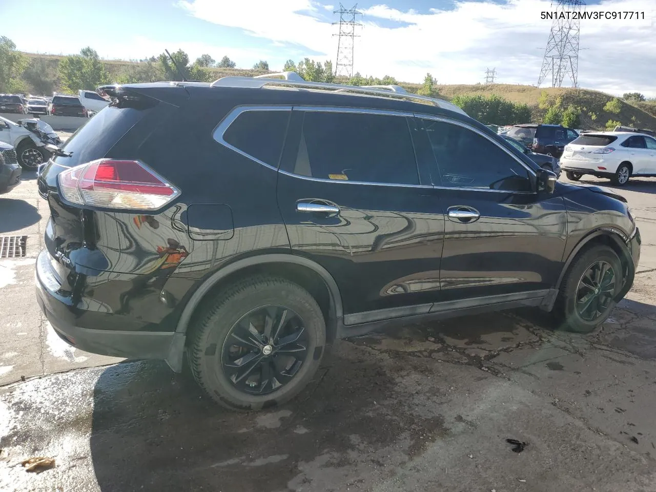 2015 Nissan Rogue S VIN: 5N1AT2MV3FC917711 Lot: 71991464