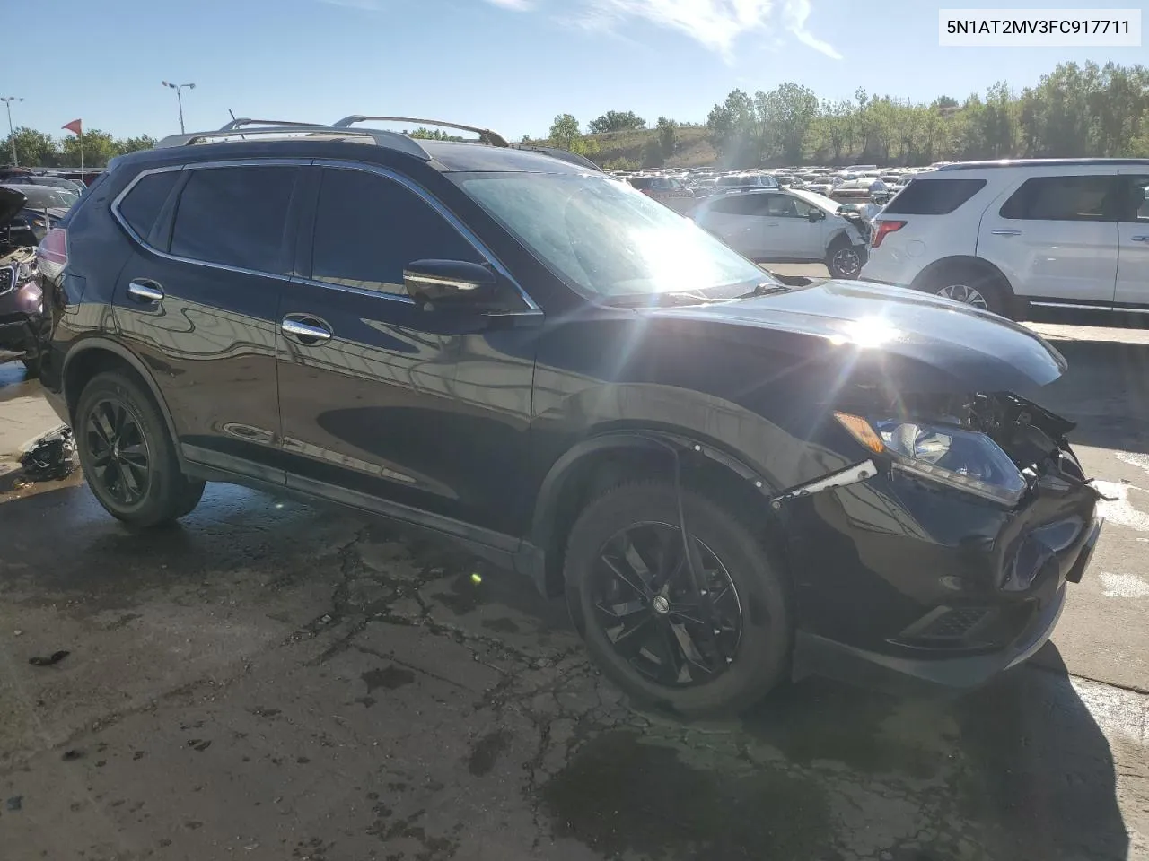 2015 Nissan Rogue S VIN: 5N1AT2MV3FC917711 Lot: 71991464