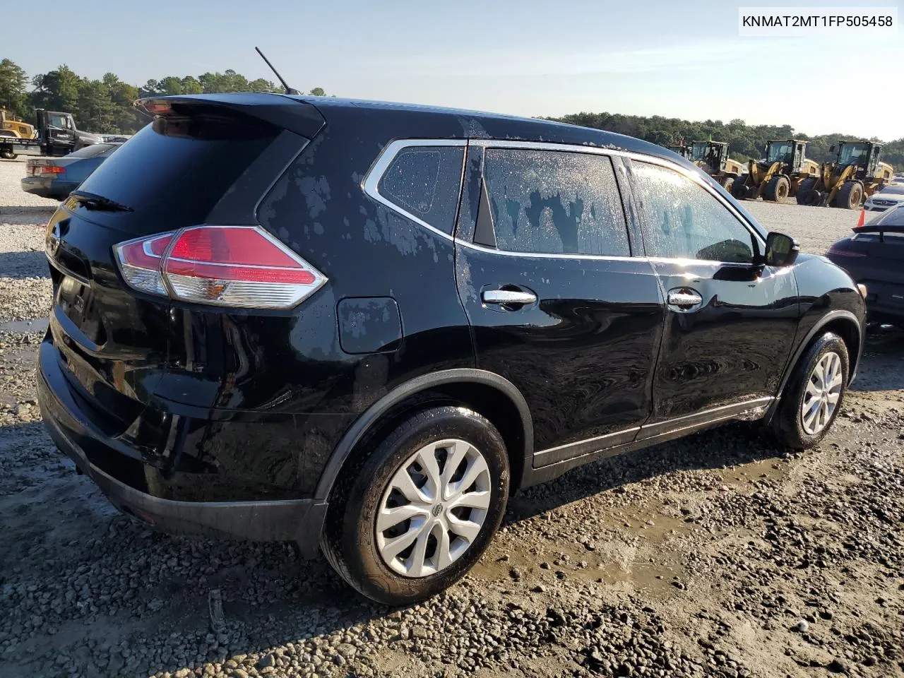 2015 Nissan Rogue S VIN: KNMAT2MT1FP505458 Lot: 72043414