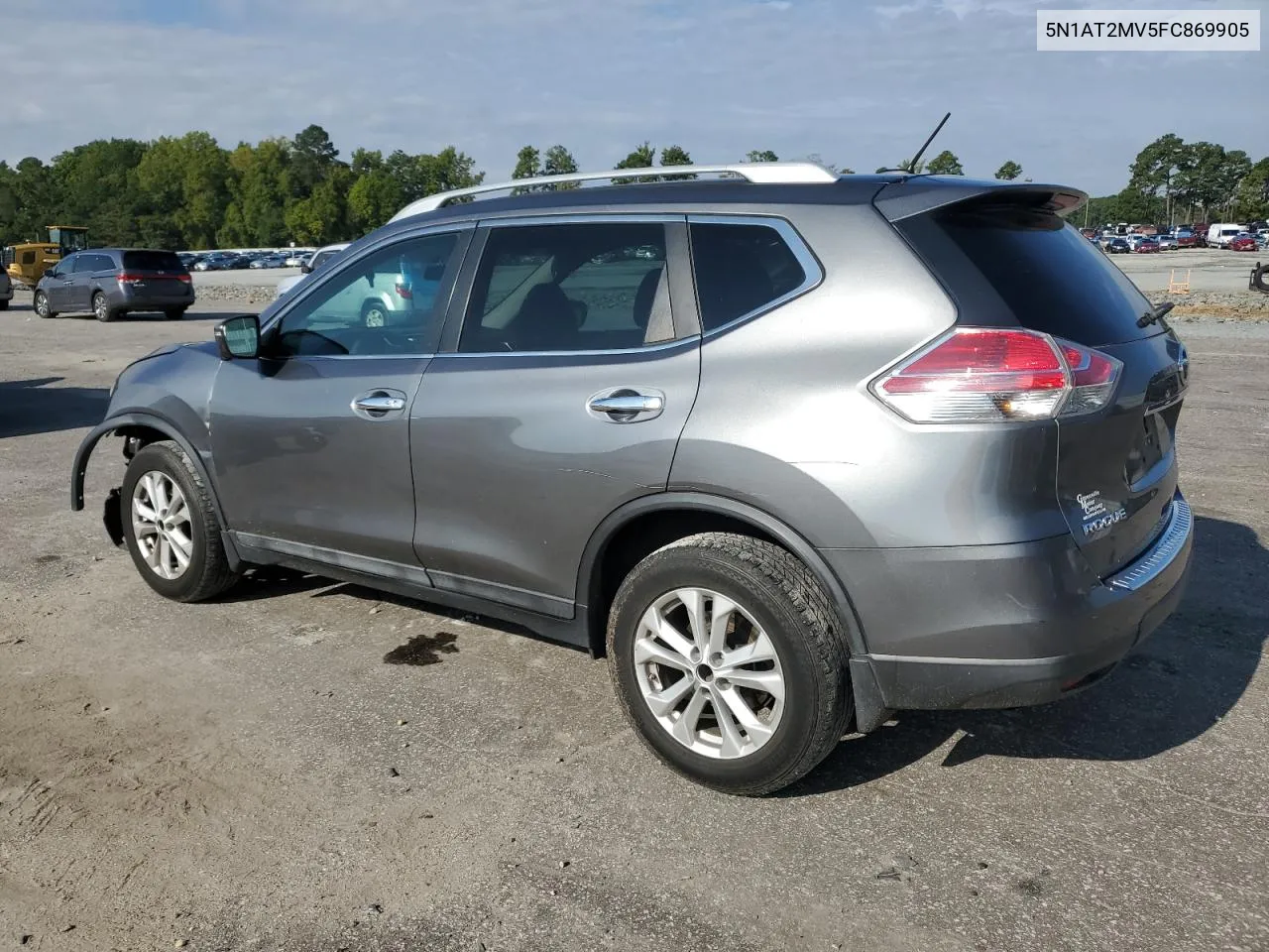 2015 Nissan Rogue S VIN: 5N1AT2MV5FC869905 Lot: 72060114