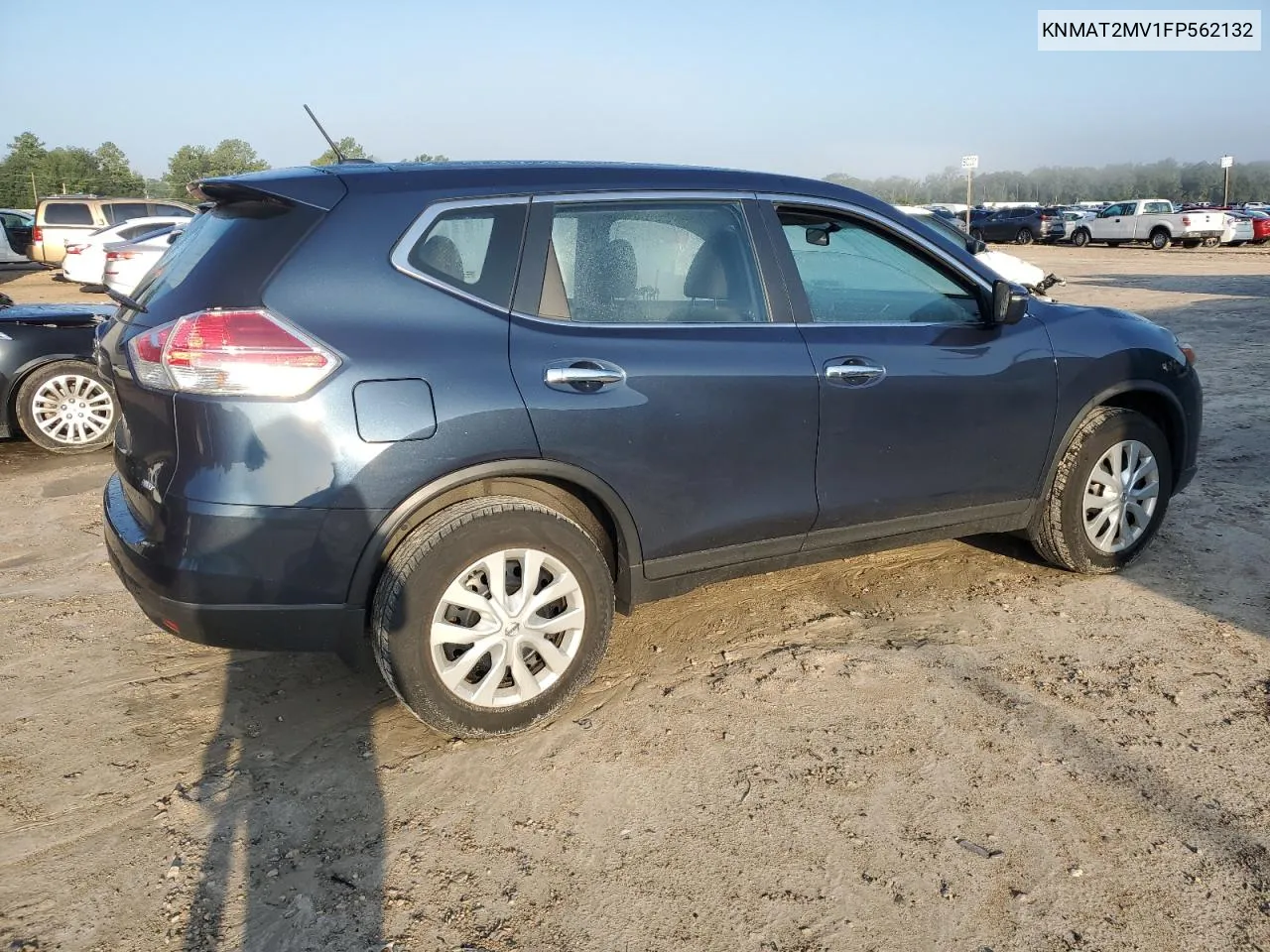 2015 Nissan Rogue S VIN: KNMAT2MV1FP562132 Lot: 72124864