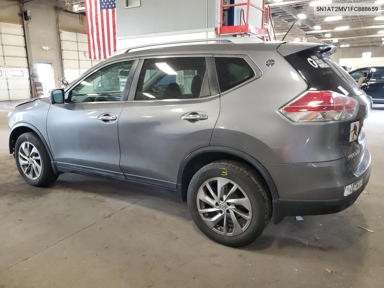 2015 Nissan Rogue S VIN: 5N1AT2MV1FC888659 Lot: 72136074