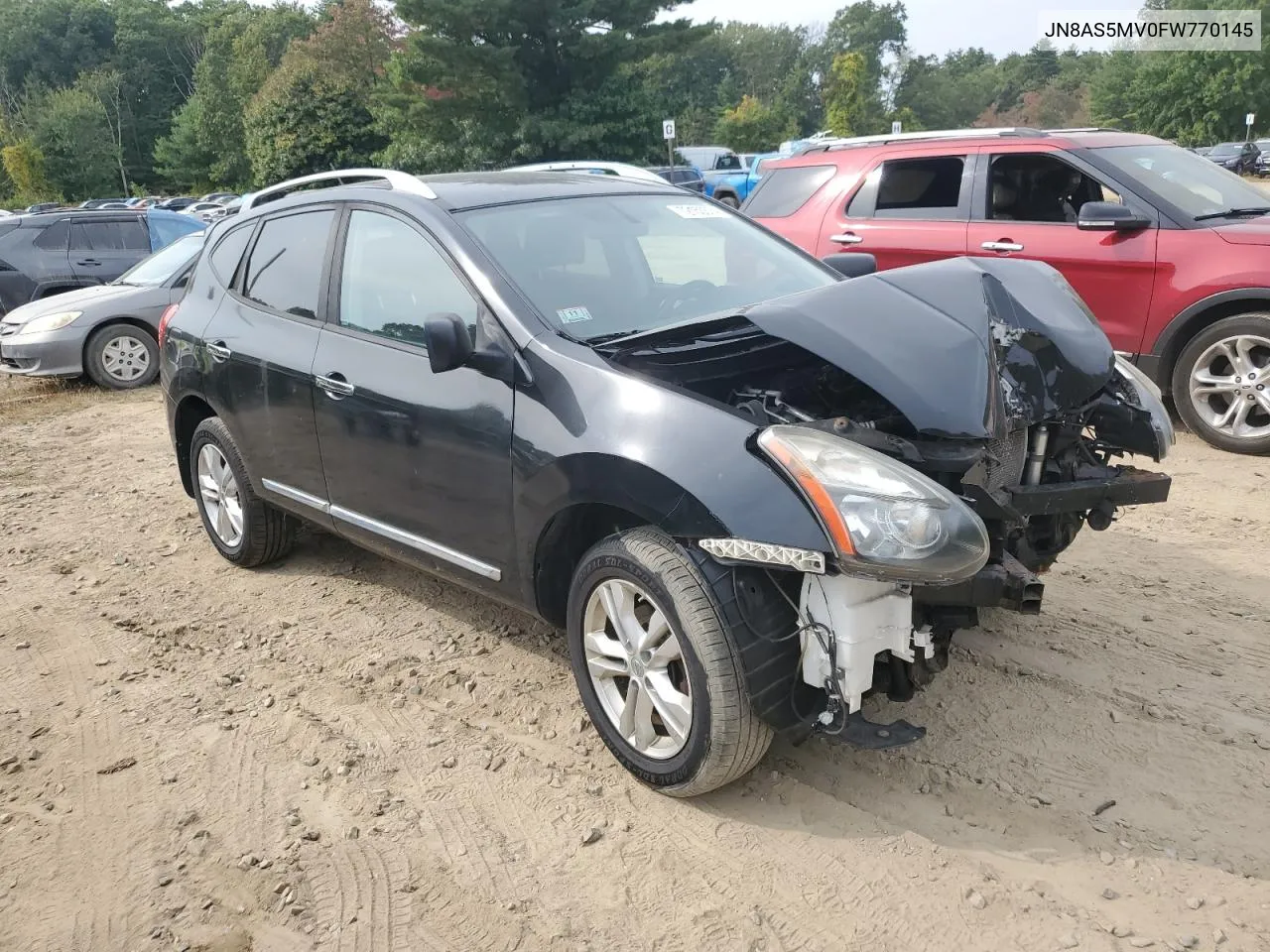 2015 Nissan Rogue Select S VIN: JN8AS5MV0FW770145 Lot: 72150374