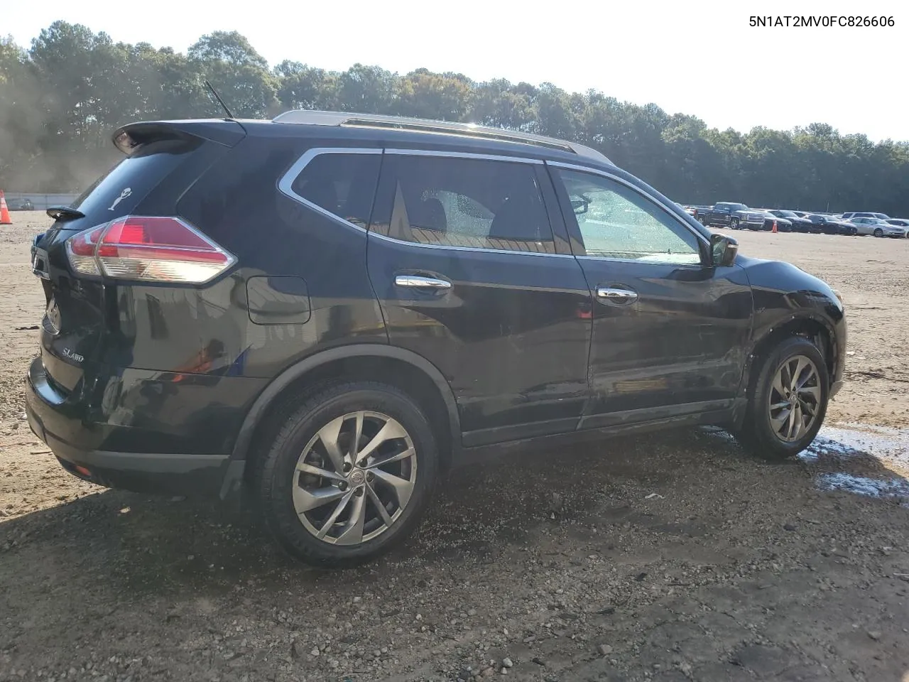 2015 Nissan Rogue S VIN: 5N1AT2MV0FC826606 Lot: 72156374