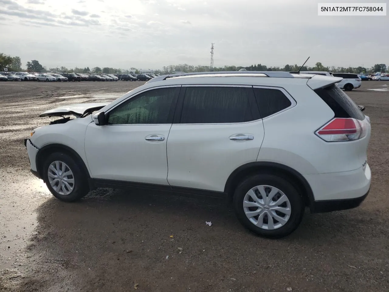 2015 Nissan Rogue S VIN: 5N1AT2MT7FC758044 Lot: 72245434