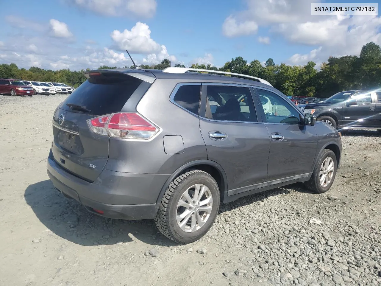 2015 Nissan Rogue S VIN: 5N1AT2ML5FC797182 Lot: 72321864