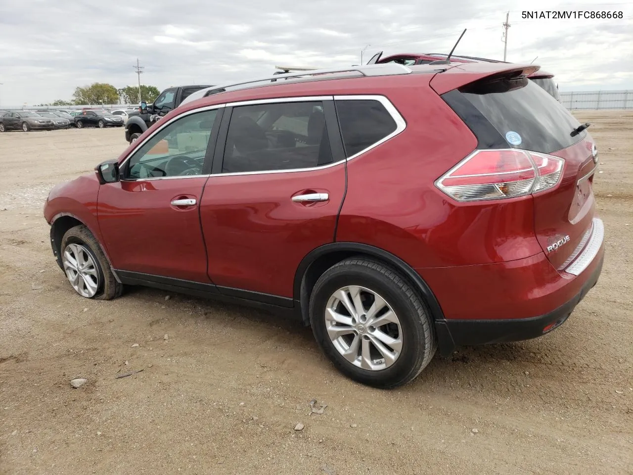 2015 Nissan Rogue S VIN: 5N1AT2MV1FC868668 Lot: 72380654