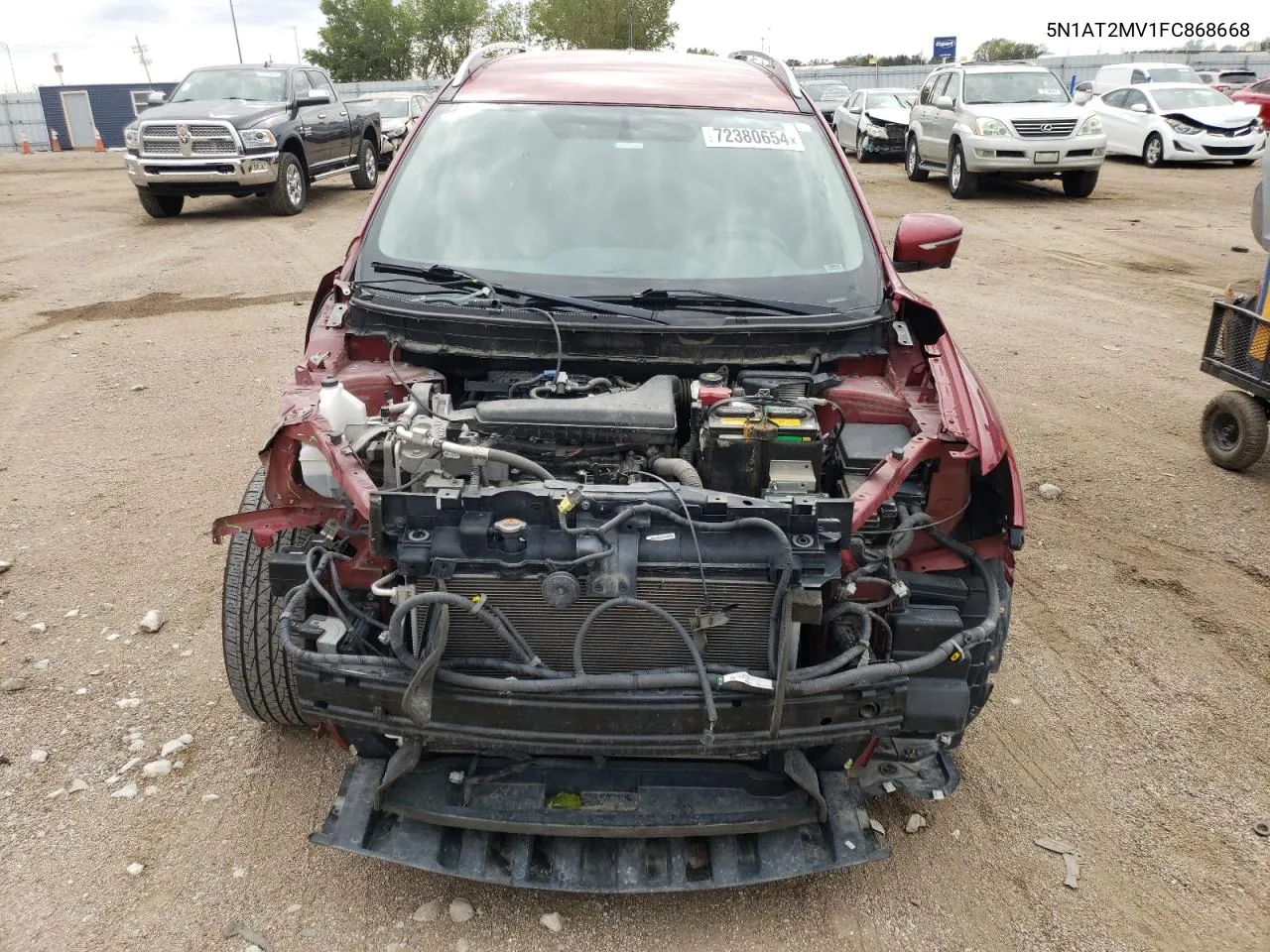 5N1AT2MV1FC868668 2015 Nissan Rogue S