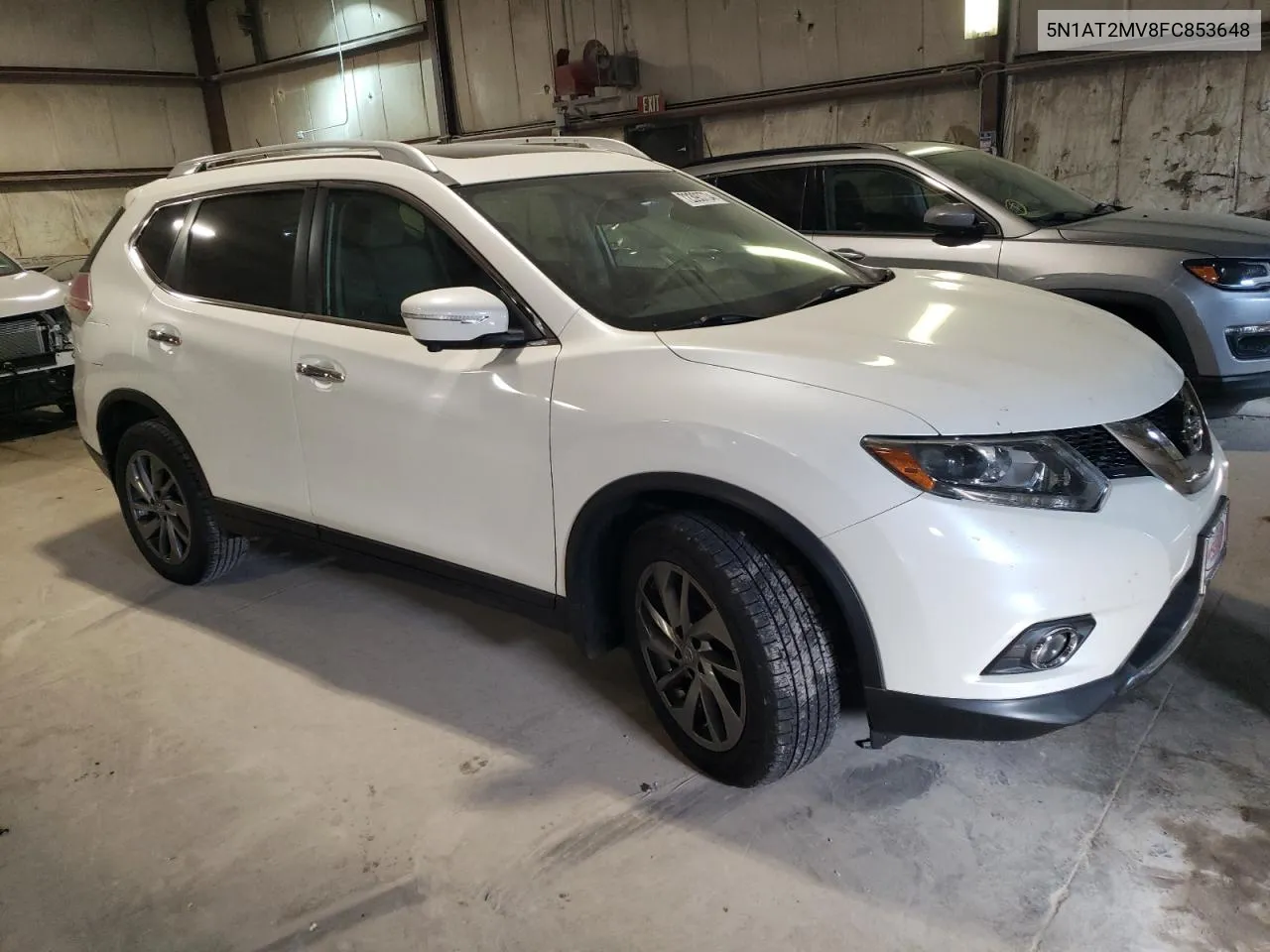 2015 Nissan Rogue S VIN: 5N1AT2MV8FC853648 Lot: 72393734