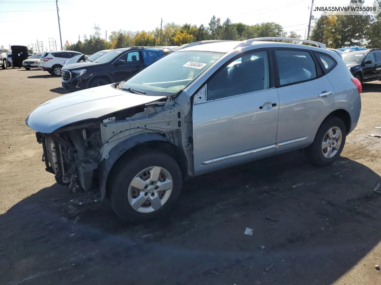 2015 Nissan Rogue Select S VIN: JN8AS5MV6FW255098 Lot: 72466384