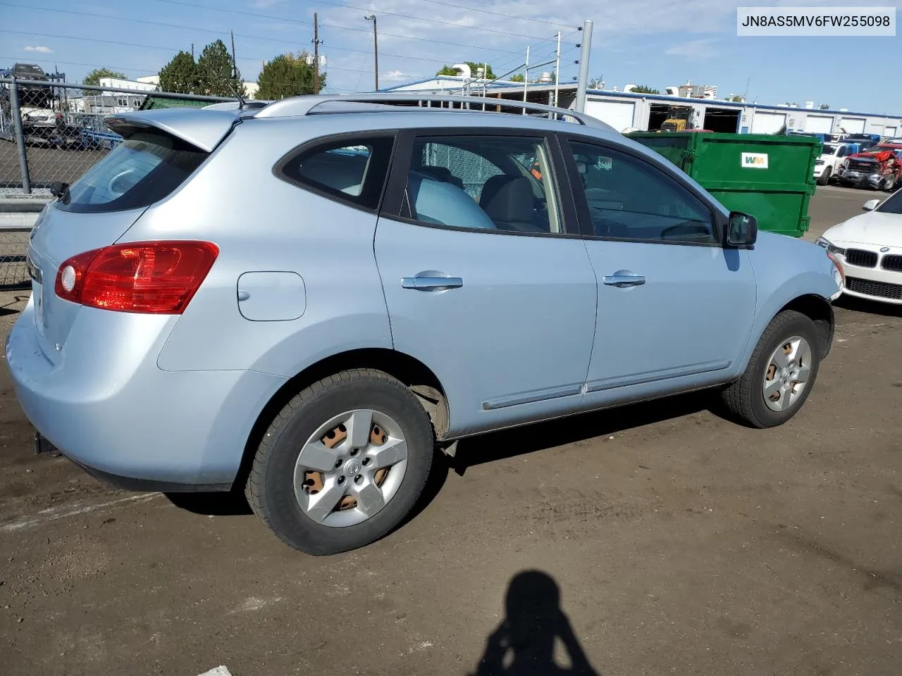 2015 Nissan Rogue Select S VIN: JN8AS5MV6FW255098 Lot: 72466384