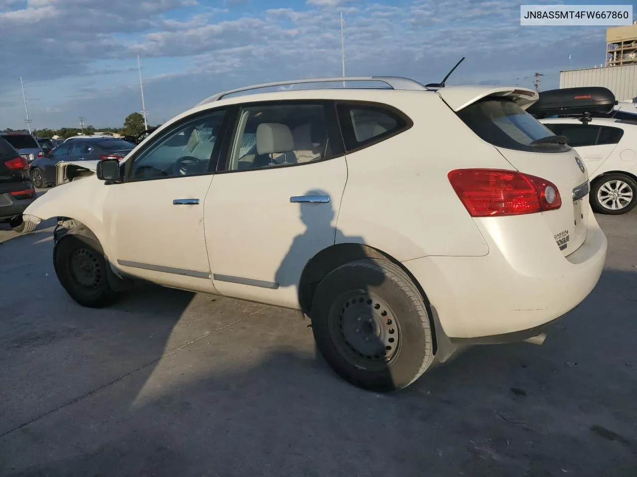 2015 Nissan Rogue Select S VIN: JN8AS5MT4FW667860 Lot: 72708424