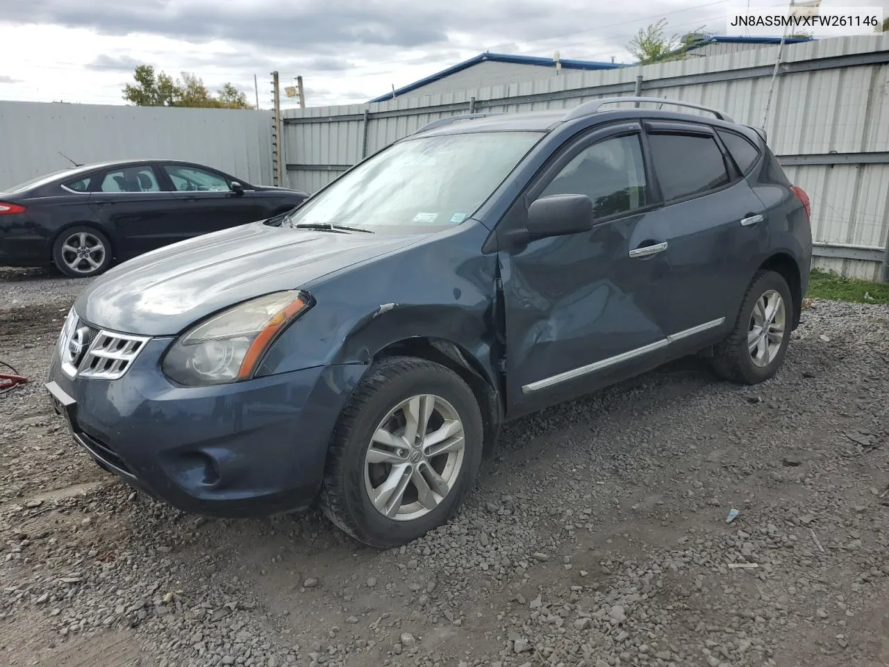 2015 Nissan Rogue Select S VIN: JN8AS5MVXFW261146 Lot: 72766754