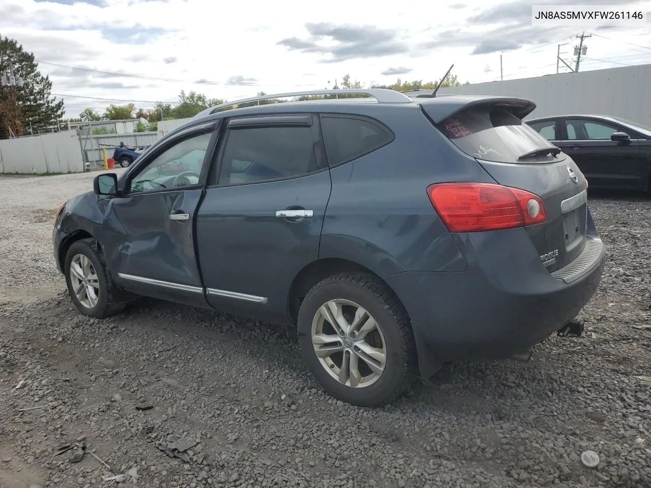 2015 Nissan Rogue Select S VIN: JN8AS5MVXFW261146 Lot: 72766754