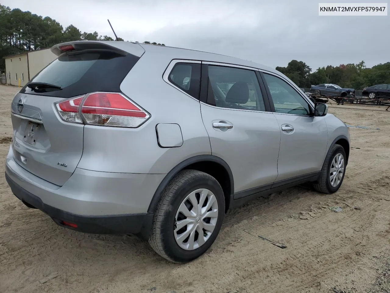 KNMAT2MVXFP579947 2015 Nissan Rogue S