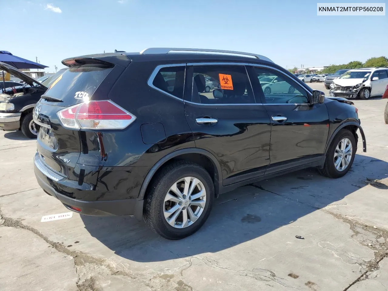 KNMAT2MT0FP560208 2015 Nissan Rogue S